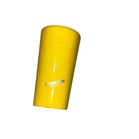 Transformers Bumblebee Yellow Tumbler Cup hasbro movie promotional item 2018 - Picture 4 of 9
